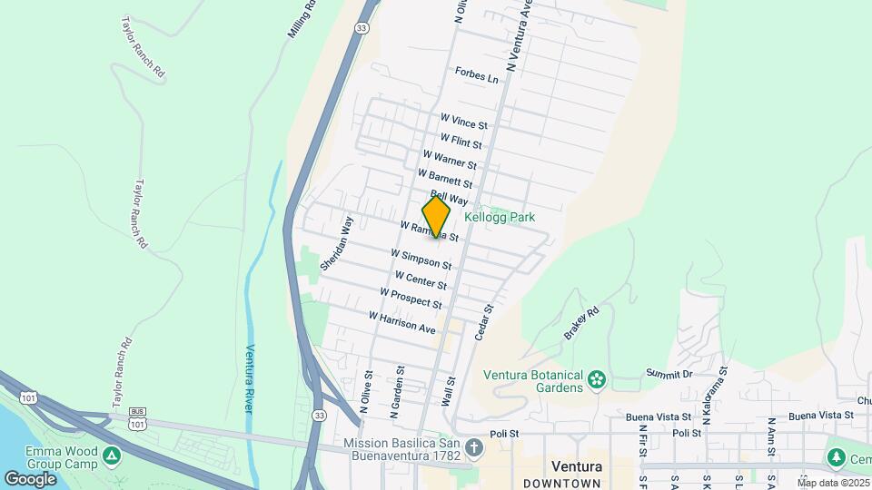 72-82 W Ramona St Mapa y Detalles de la Ubicación