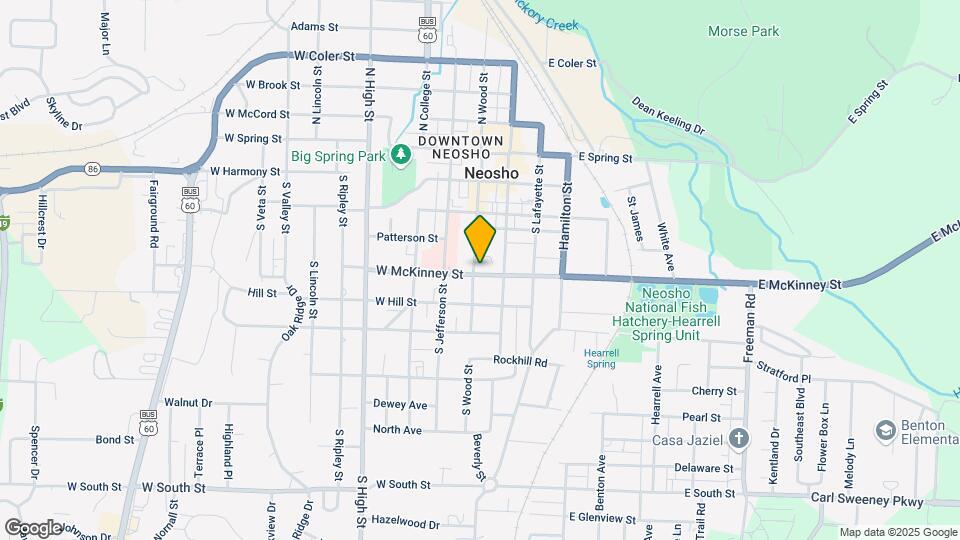 349 S Wood St Map and Location Details