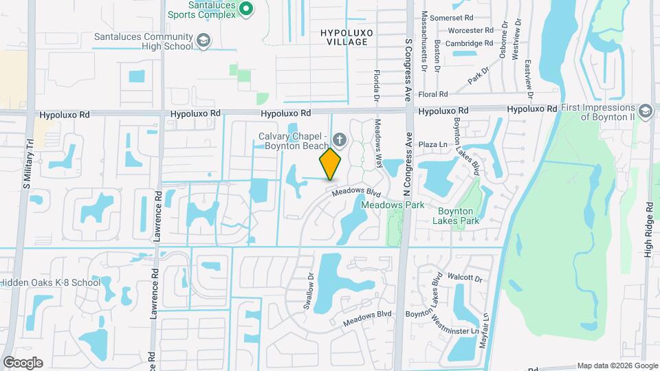 1408 Meadows Cir W Map and Location Details