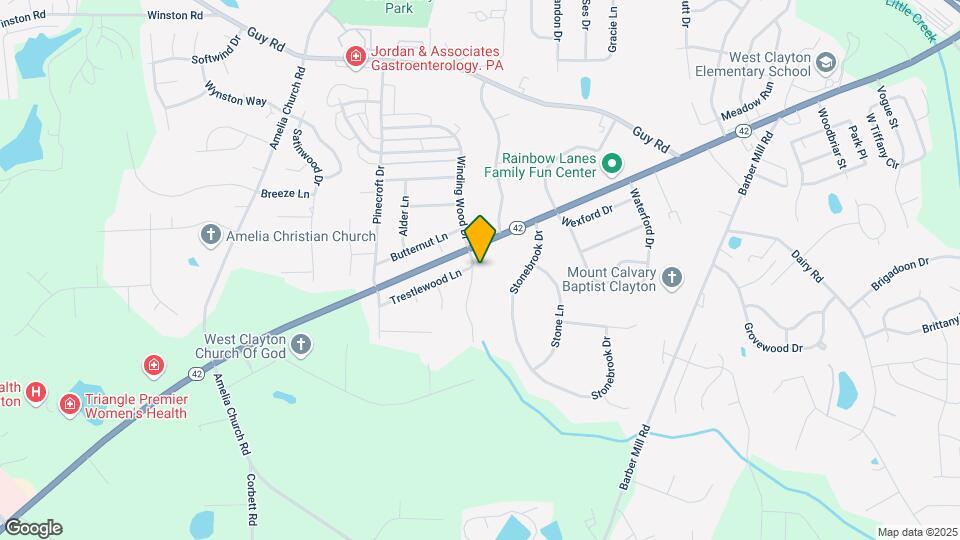 201 Walnut Creek Dr Map and Location Details