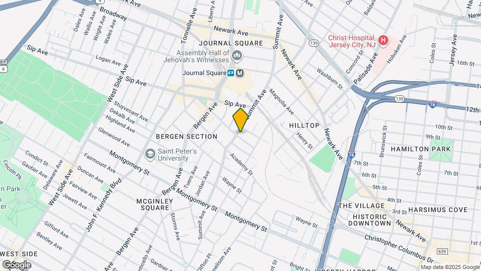 384 Summit Ave Map and Location Details