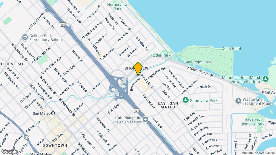 1481 Beacon Ave Map and Location Details