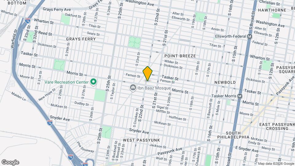 1629 S 22nd St, Unit 3 Map and Location Details