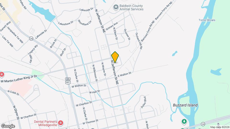 911 N Jefferson St NE Map and Location Details