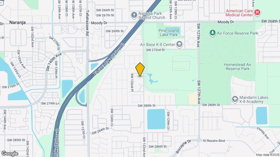 132020 SW 276th Terrace Map and Location Details