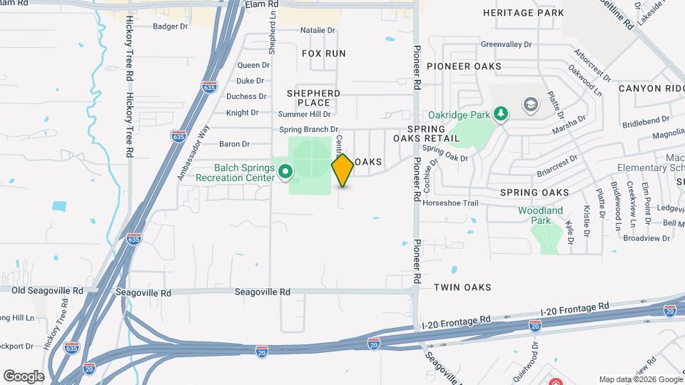 4412 Central Ln Map and Location Details