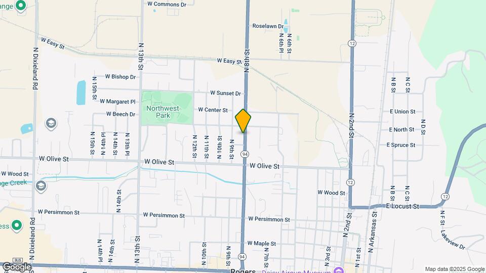 906 N 8th St Map and Location Details