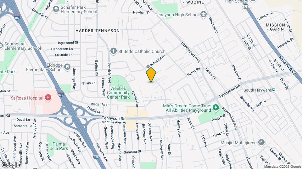 27321-27327 Tyrrell Ave Mapa y Detalles de la Ubicación