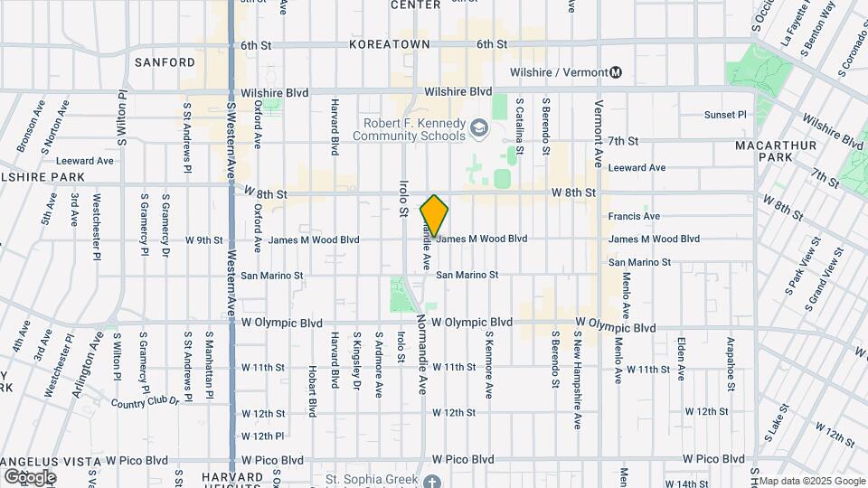 3148 James M Wood Blvd Mapa y Detalles de la Ubicación