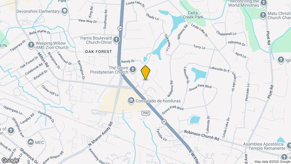 6125 Meadow Rose Ln Map and Location Details