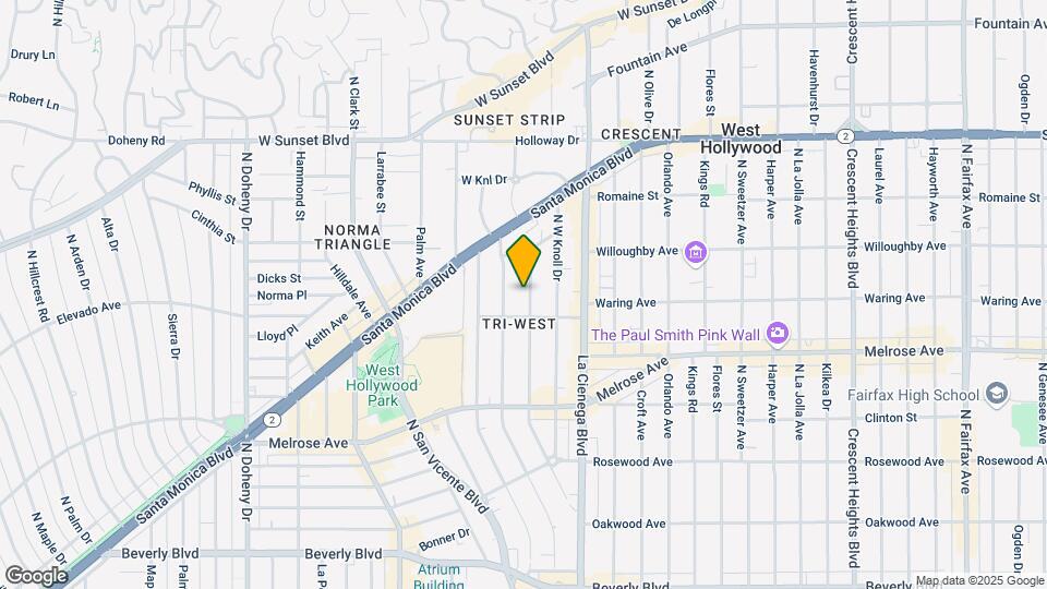 821 Westmount Dr Map and Location Details