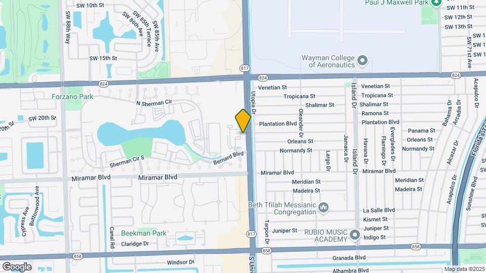 2205 SW 80th Terrace Map and Location Details