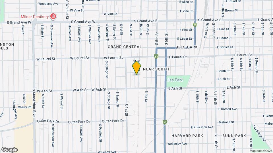 1836 S 2nd St Map and Location Details