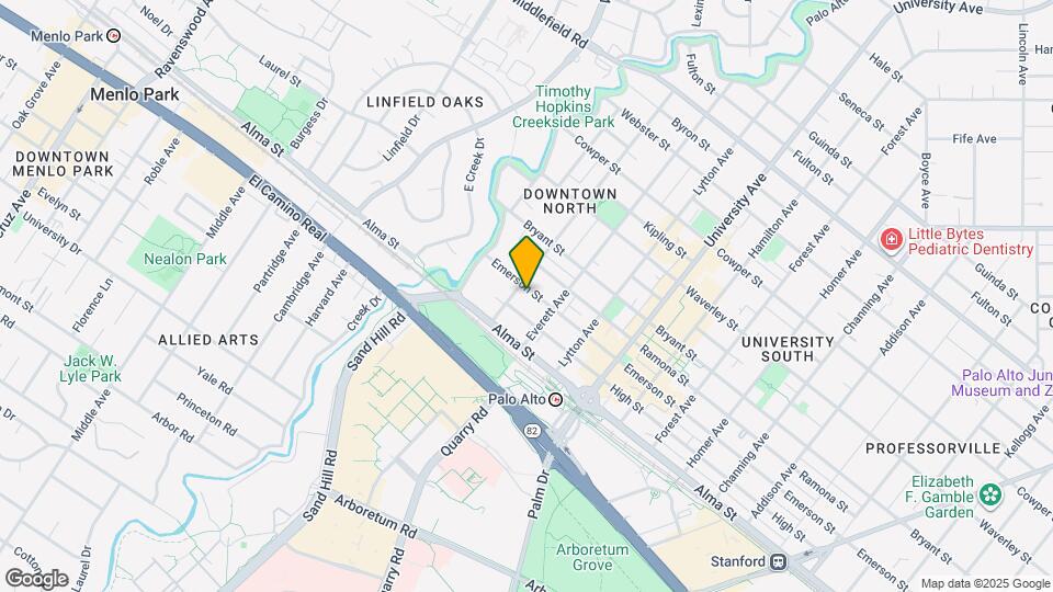 216 Emerson St Mapa y Detalles de la Ubicación