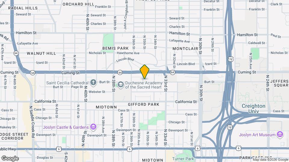 801 N 35th St Map and Location Details