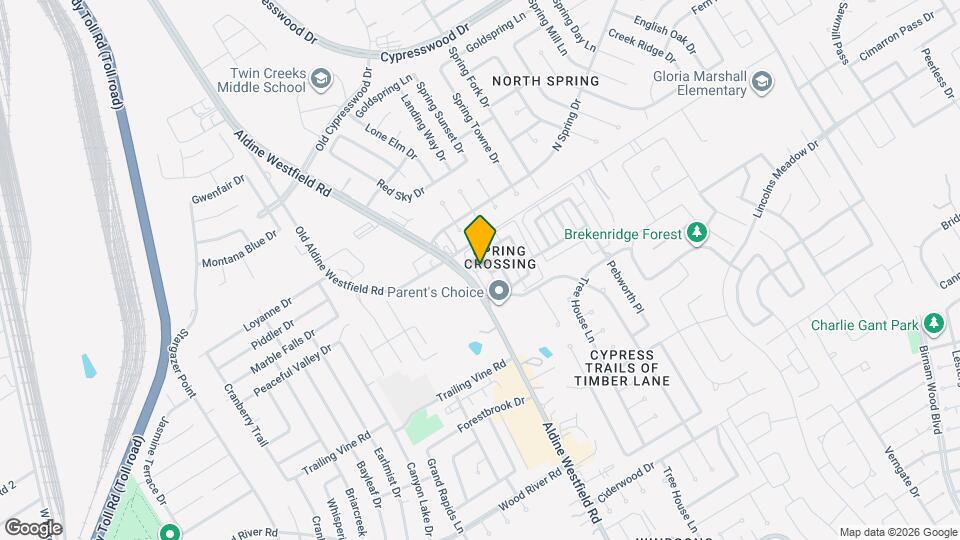 23623 Twisting Falls Dr Map and Location Details