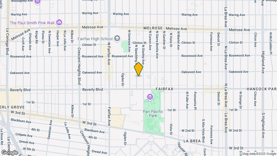 346 N Spaulding Ave Map and Location Details