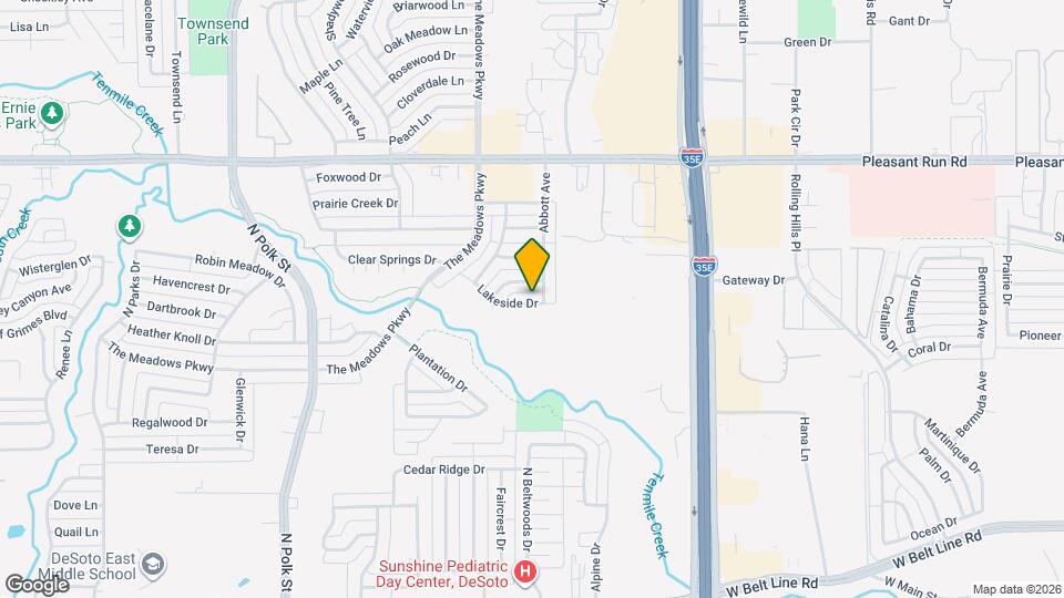 1141 Lakeside Dr Map and Location Details