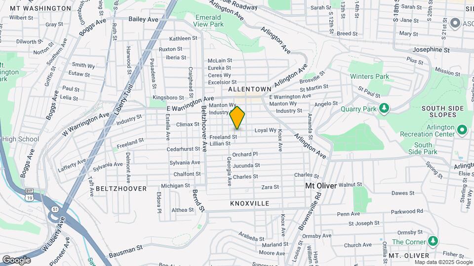 321 Walter St Mapa y Detalles de la Ubicación