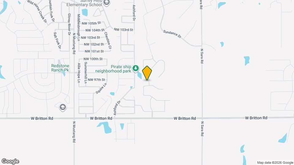9701 Sundance Ridge Rd Mapa y Detalles de la Ubicación
