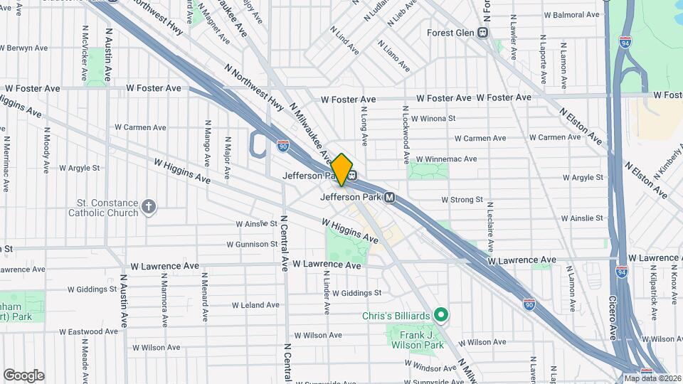 4962 N Milwaukee Ave Map and Location Details