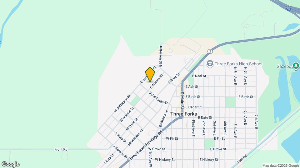 18 E Adams St Map and Location Details