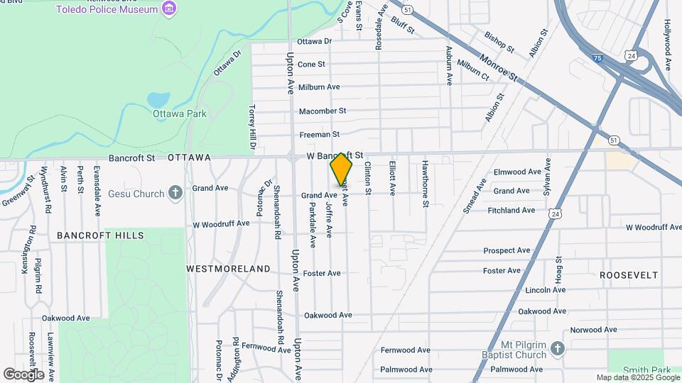 2101 Calumet Ave Mapa y Detalles de la Ubicación