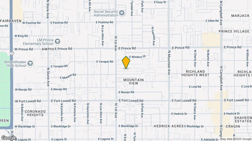 801 E Holaway Dr Mapa y Detalles de la Ubicación