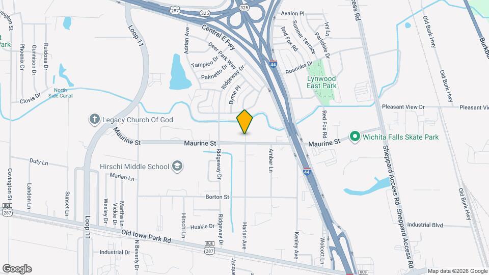 2100 Maurine St Map and Location Details