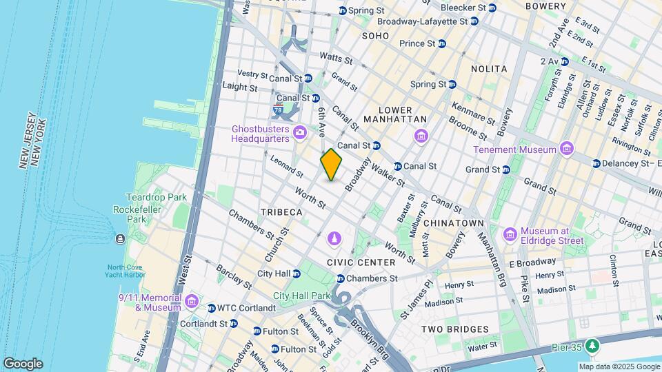 85 Leonard St Mapa y Detalles de la Ubicación