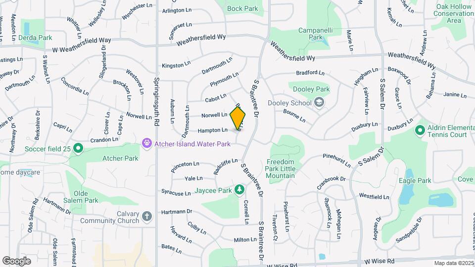 1055 Hampton Hbr, Unit 1055 Map and Location Details