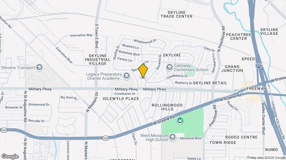 2604 Candleberry Dr Map and Location Details