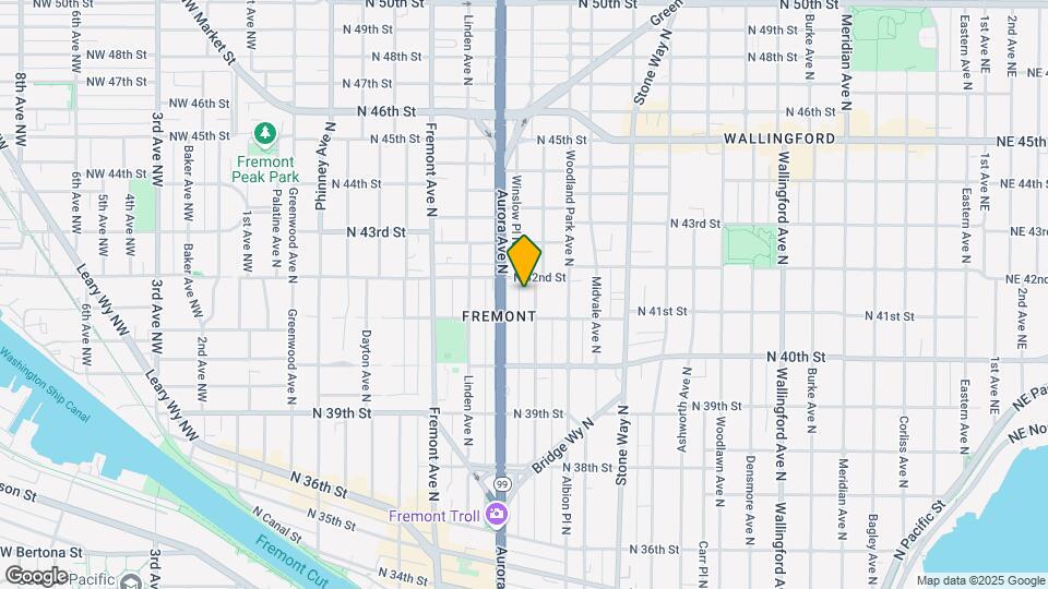 4123 Whitman Ave N Mapa y Detalles de la Ubicación