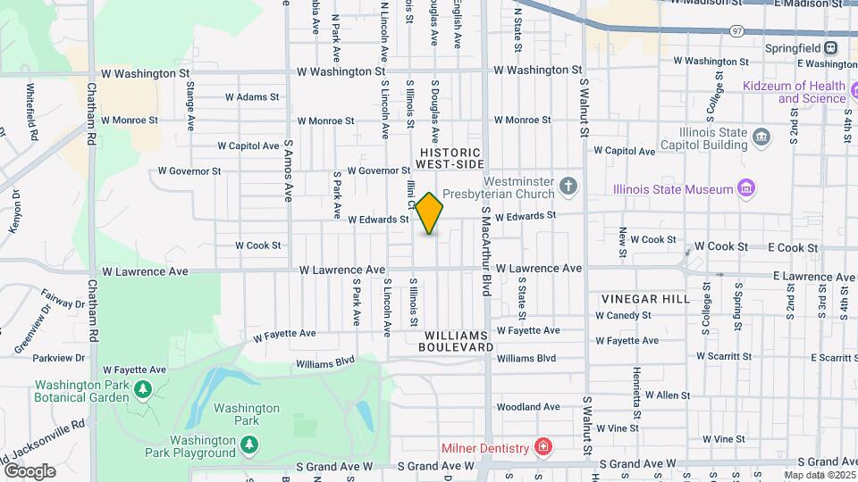 617 S Douglas Ave Map and Location Details