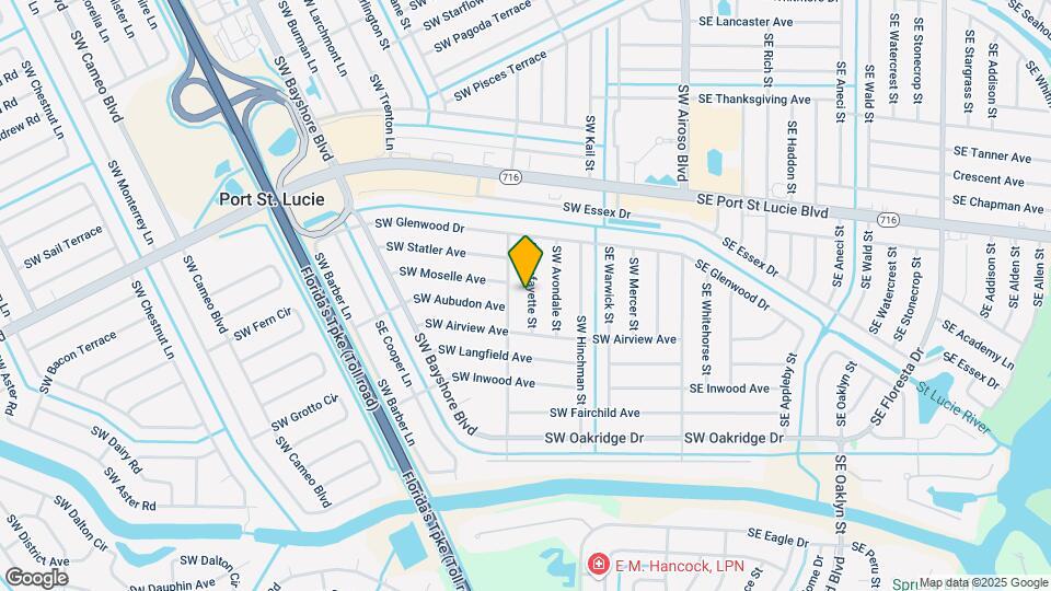 2466 SW Lafayette St Map and Location Details