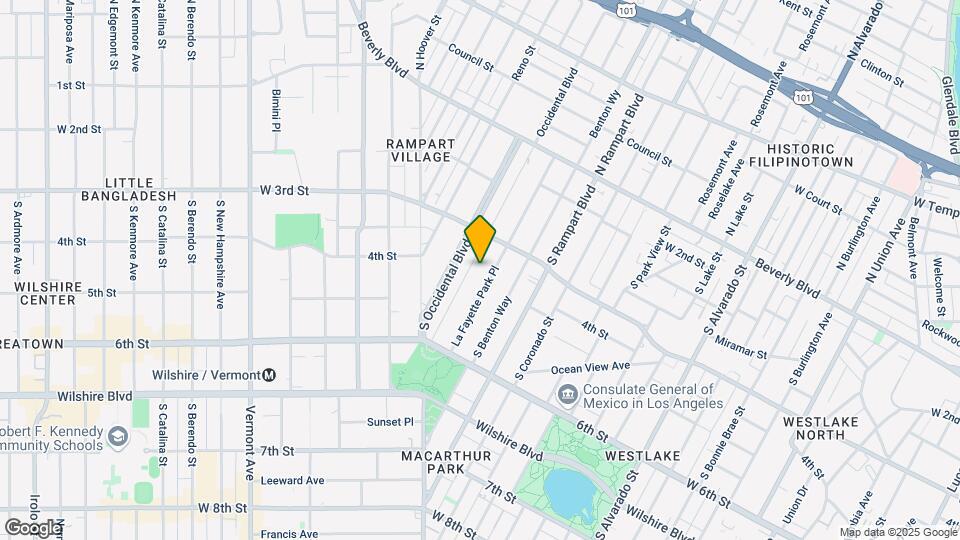 Lafayette Park Apartments Mapa y Detalles de la Ubicación