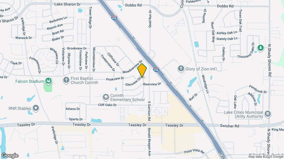 3521 Glenview Dr Map and Location Details