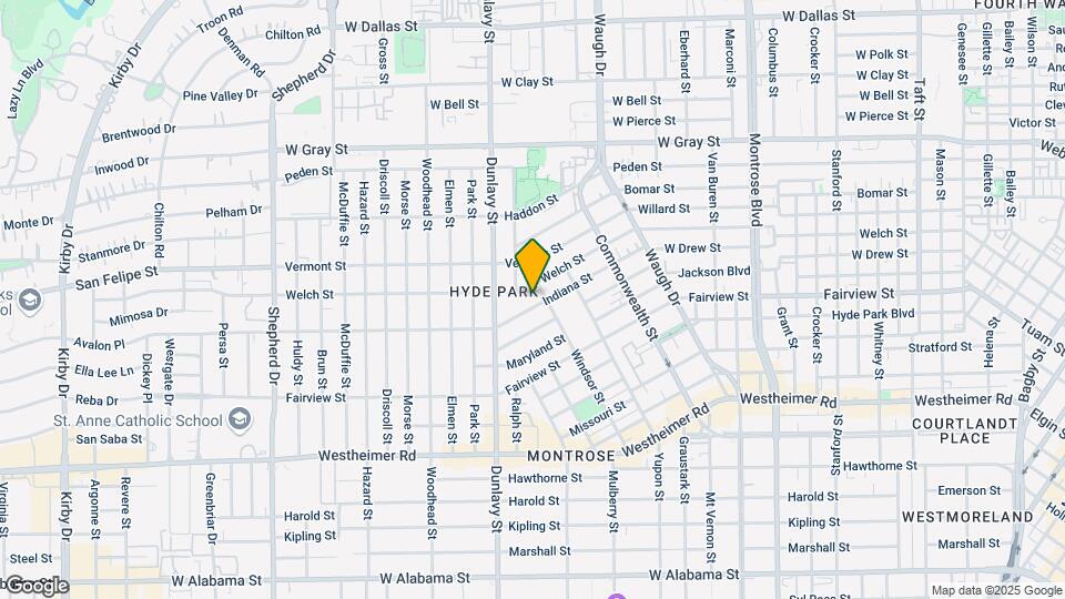 1710 Indiana St Map and Location Details