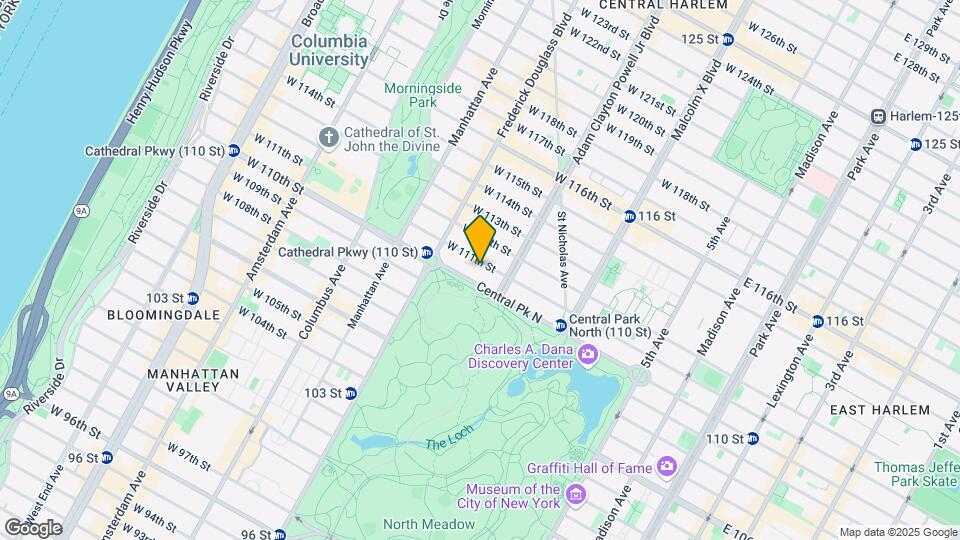 212 W 111th St Map and Location Details