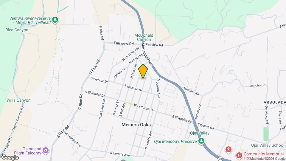 251 N Encinal Ave Map and Location Details