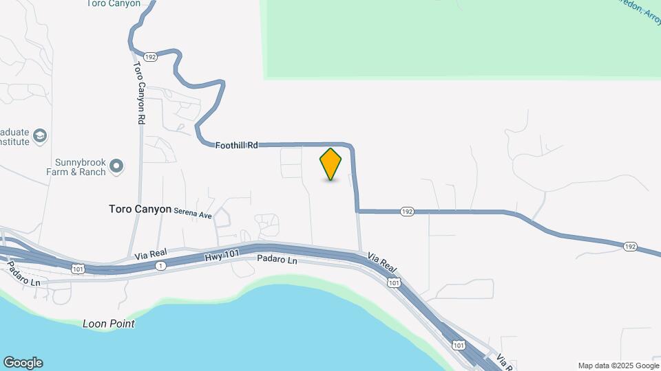 3375 Foothill Rd Map and Location Details