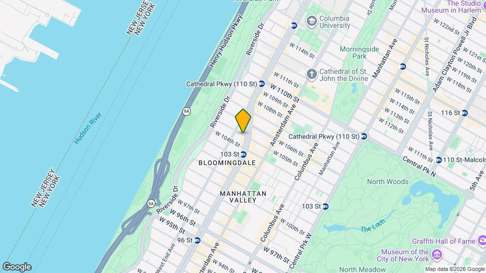 248 W 105th St Mapa y Detalles de la Ubicación