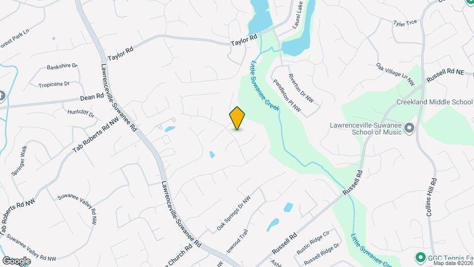 1875 Marsh Creek Dr Map and Location Details