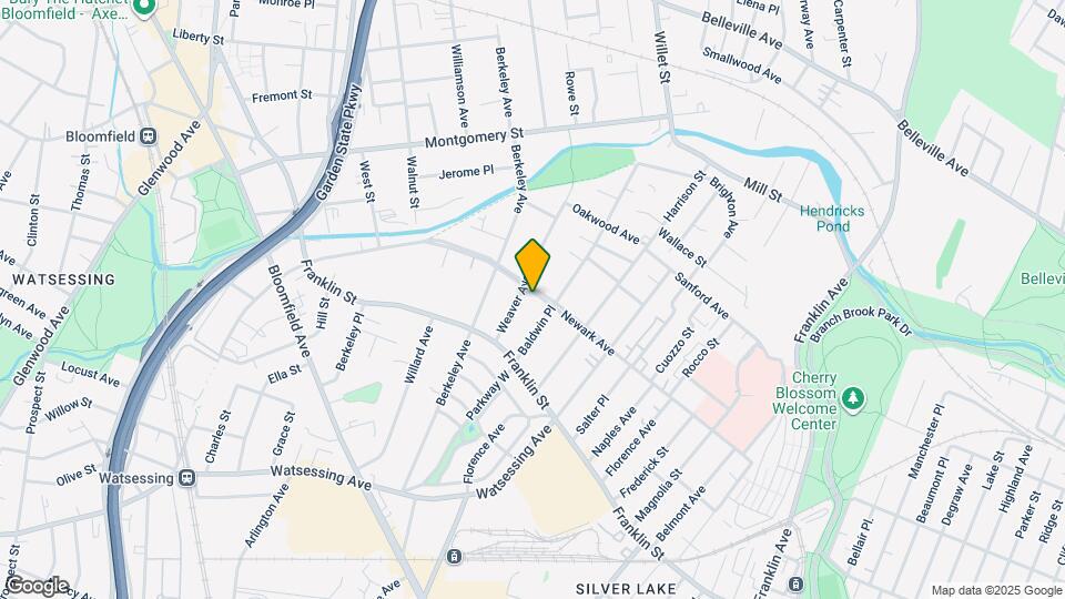 78 Newark Ave Map and Location Details