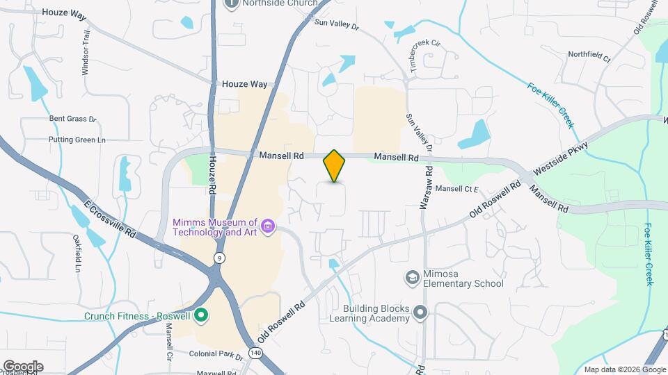 302-310 Roswell Commons Cir Map and Location Details