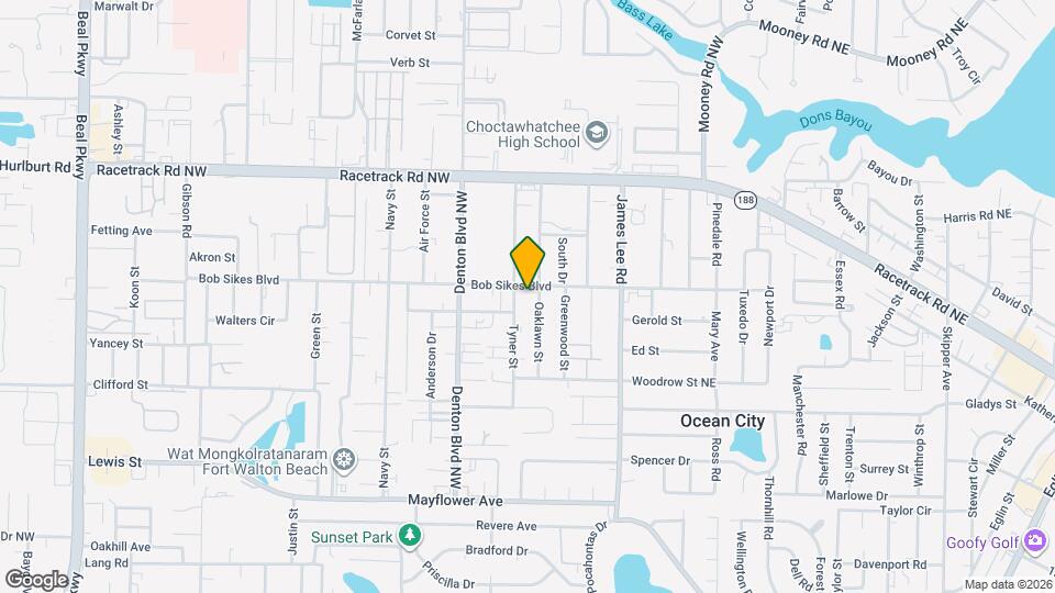 585 Bob Sikes Blvd Map and Location Details