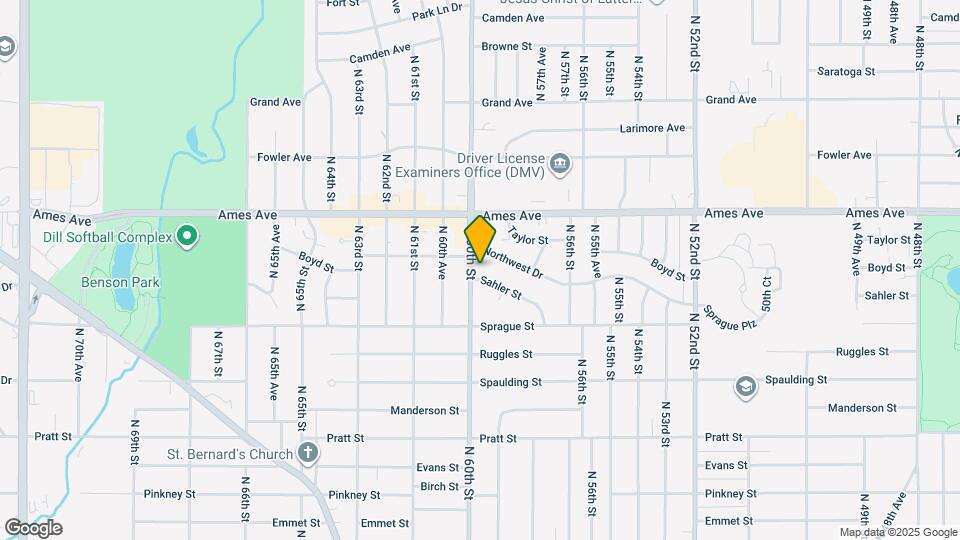 4217 N 60th St Map and Location Details