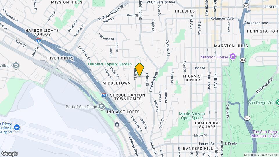 3266 Goldfinch St Map and Location Details