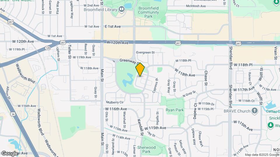 258 Greenway Cir W Map and Location Details