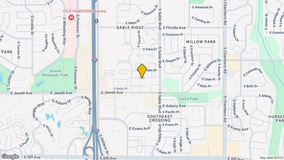 14142 E Colorado Dr Map and Location Details